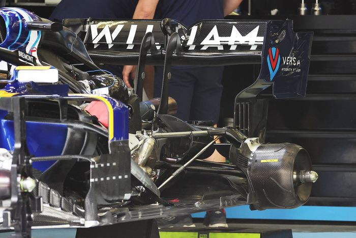 Detalle de la parte trasera del Williams FW43B