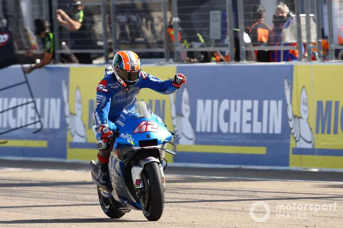 Ganador Alex Rins, Team Suzuki MotoGP
