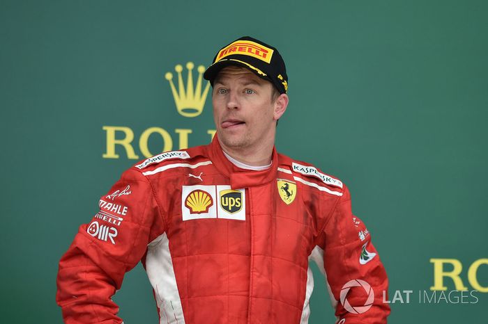 Kimi Raikkonen foi o segundo colocado.