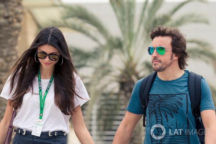 Fernando Alonso, McLaren y su novia Linda Morselli