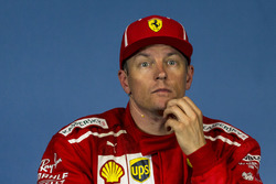 Kimi Raikkonen, Ferrari in the Press Conference
