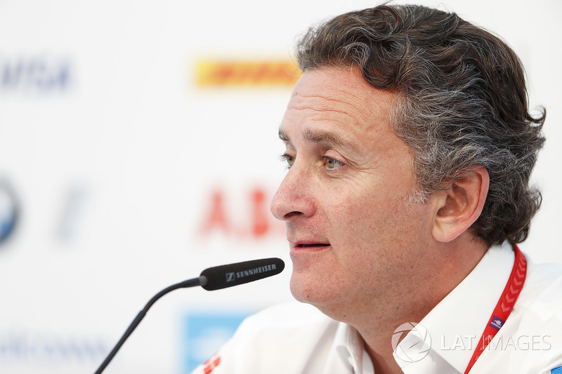 Alejandro Agag, CEO, Formula E, in the press conference