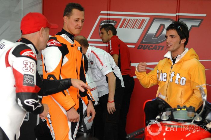 Randy Mamola, Michael Schumacher, Ducati Team, Toni Elias