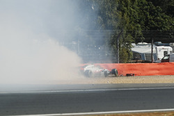 Crash of Romain Grosjean, Haas F1 Team VF-18
