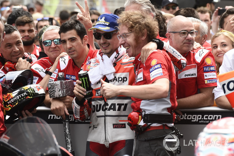 Race winner Jorge Lorenzo, Ducati Team