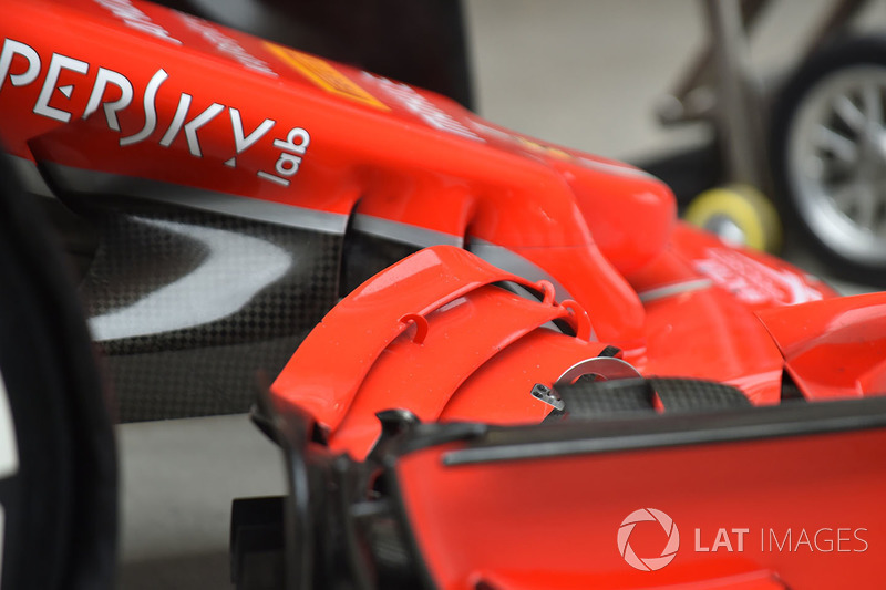 Ferrari SF71H front wing detail