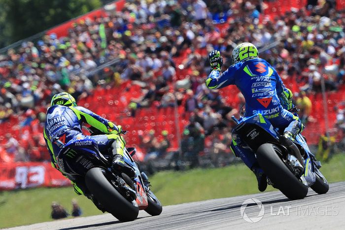 Valentino Rossi, Yamaha Factory Racing, Andrea Iannone, Team Suzuki MotoGP