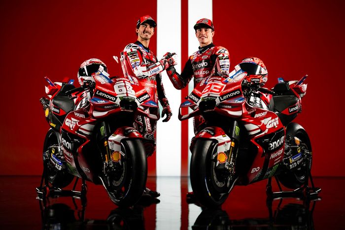 Marc Márquez, equipe Ducati, Francesco Bagnaia, equipe Ducati