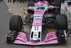 Sahara Force India VJM11 nose and front wing detail
