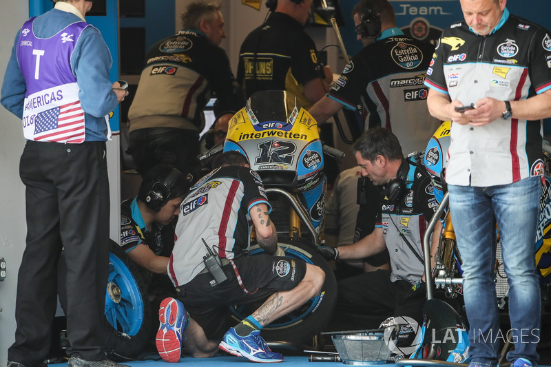 Il garage di Thomas Luthi, Estrella Galicia 0,0 Marc VDS