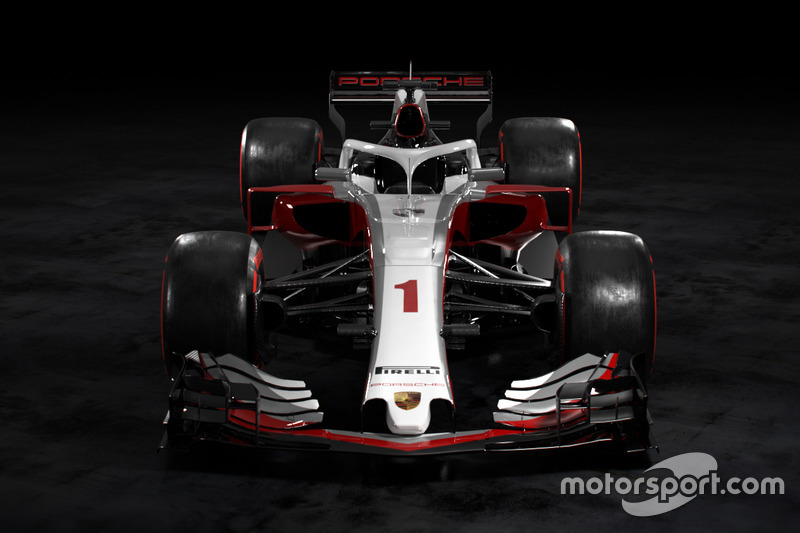 Porsche F1 renk düzeni konsepti