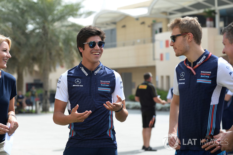 Lance Stroll, Williams and Sergey Sirotkin, Williams