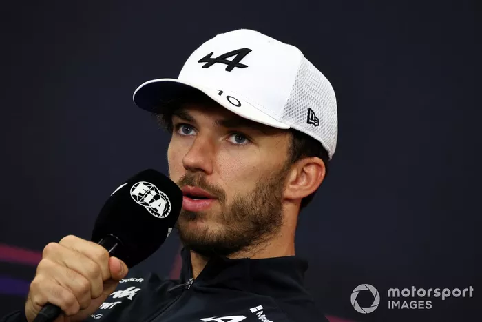Conférence de presse, Pierre Gasly, Alpine F1 Team 