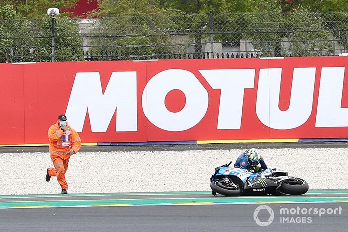 Caída de Joan Mir, Team Suzuki MotoGP 