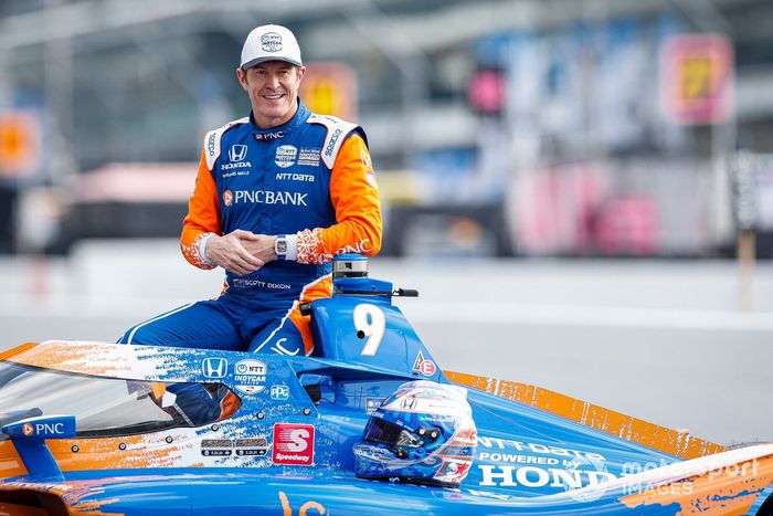 Ganador de la pole Scott Dixon, Chip Ganassi Racing Honda