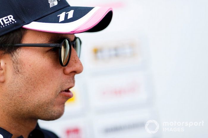 Sergio Pérez, Racing Point habla con los medios de comunicación