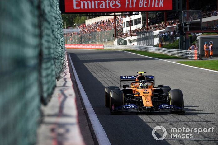 Norris se frustra por los problemas en su motor 