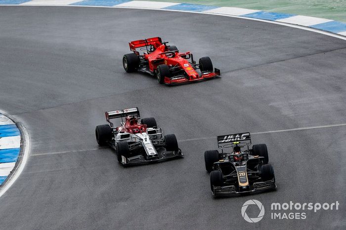 Alemania 2019: su mejor remontada junto a Ferrari, de P20 a P2 en lluvia.