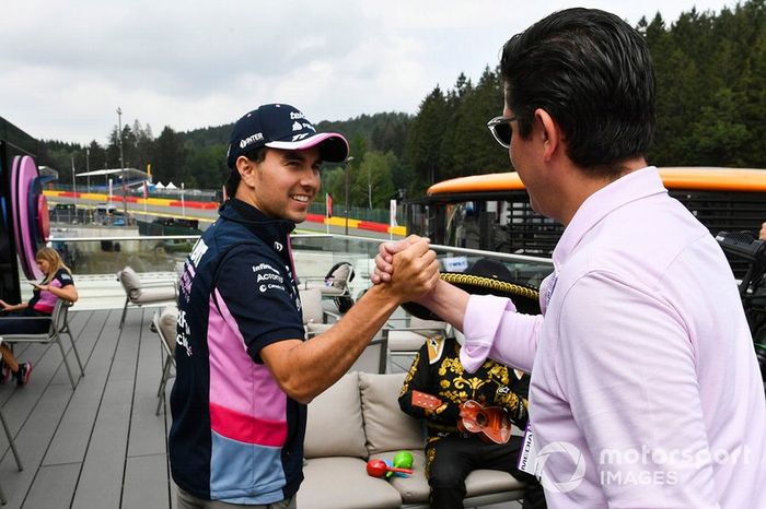 Sergio Pérez, Racing Point y Rodrigo Sánchez
