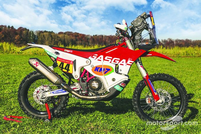 La moto de Laia Sanz, GASGAS Rally team