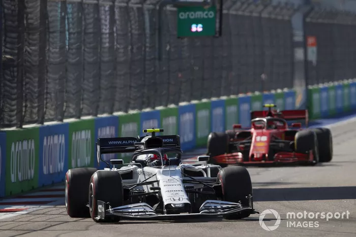 Pierre Gasly, AlphaTauri AT01, Charles Leclerc, Ferrari SF1000