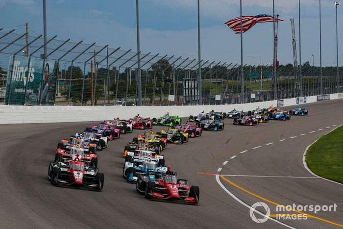 Formation Lap, Will Power, Team Penske Chevrolet