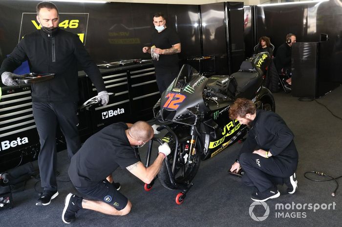 La moto Ducati de MotoGP