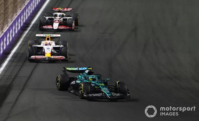 Liam Lawson, Racing Bulls Team, Fernando Alonso, Aston Martin Racing, Oliver Bearman, Haas F1 Team