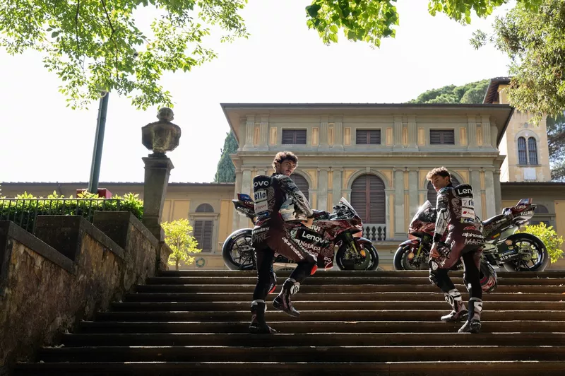 Marc Marquez, Francesco Bagnaia, Ducati Team, Mugello livery