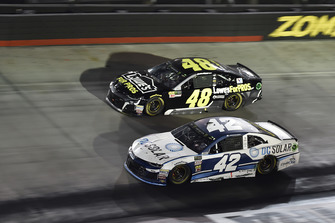 Jimmie Johnson, Hendrick Motorsports, Chevrolet Camaro Lowe's for Pros, Kyle Larson, Chip Ganassi Racing, Chevrolet Camaro DC Solar