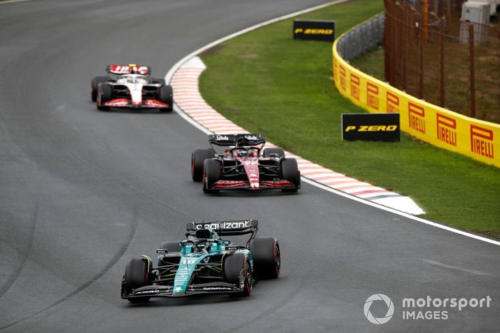 Lance Stroll, Aston Martin AMR23, Valtteri Bottas, Alfa Romeo C43, Nico Hulkenberg, Haas VF-23