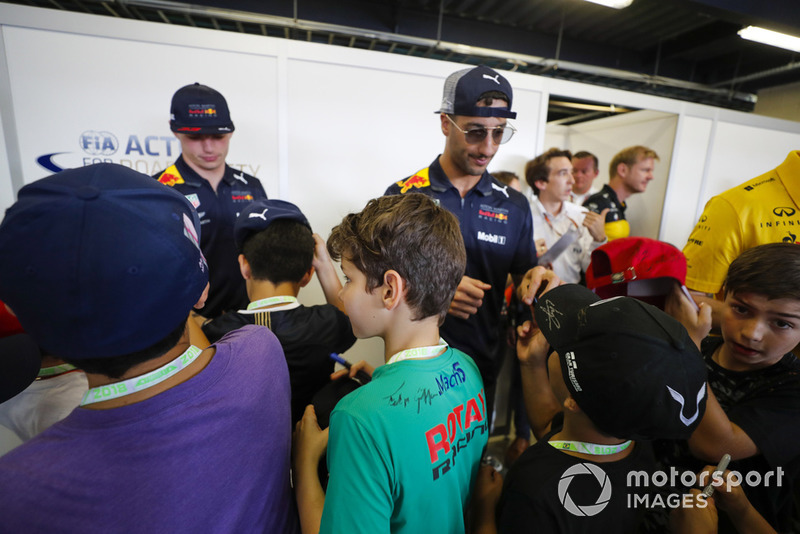 Макс Ферстаппен, Red Bull Racing, та Даніель Ріккардо, Red Bull Racing