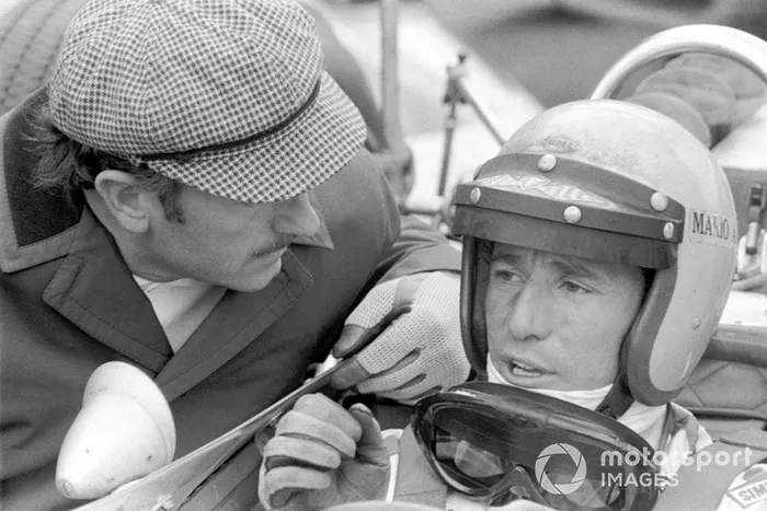 Colin Chapman, Lotus Team y Mario Andretti, Lotus
