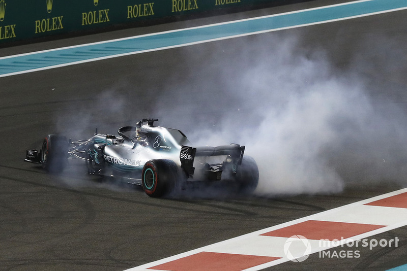 Ganador de la carrera Lewis Hamilton, Mercedes AMG F1 W09