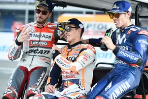 Andrea Dovizioso, Ducati Team, Marc Marquez, Repsol Honda Team, Maverick Viñales, Yamaha Factory Racing