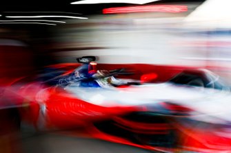Pascal Wehrlein, Mahindra Racing, M5 Electro, leaves his garage