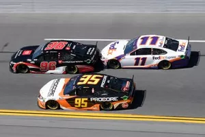 Daniel Suarez, Gaunt Brothers Racing, Toyota Camry Toyota Certified Used Vehicles, Christopher Bell, Leavine Family Racing, Toyota Camry Procore, Denny Hamlin, Joe Gibbs Racing, Toyota Camry FedEx Express