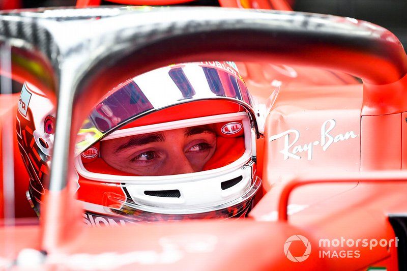 Charles Leclerc, Ferrari SF1000 in the garage