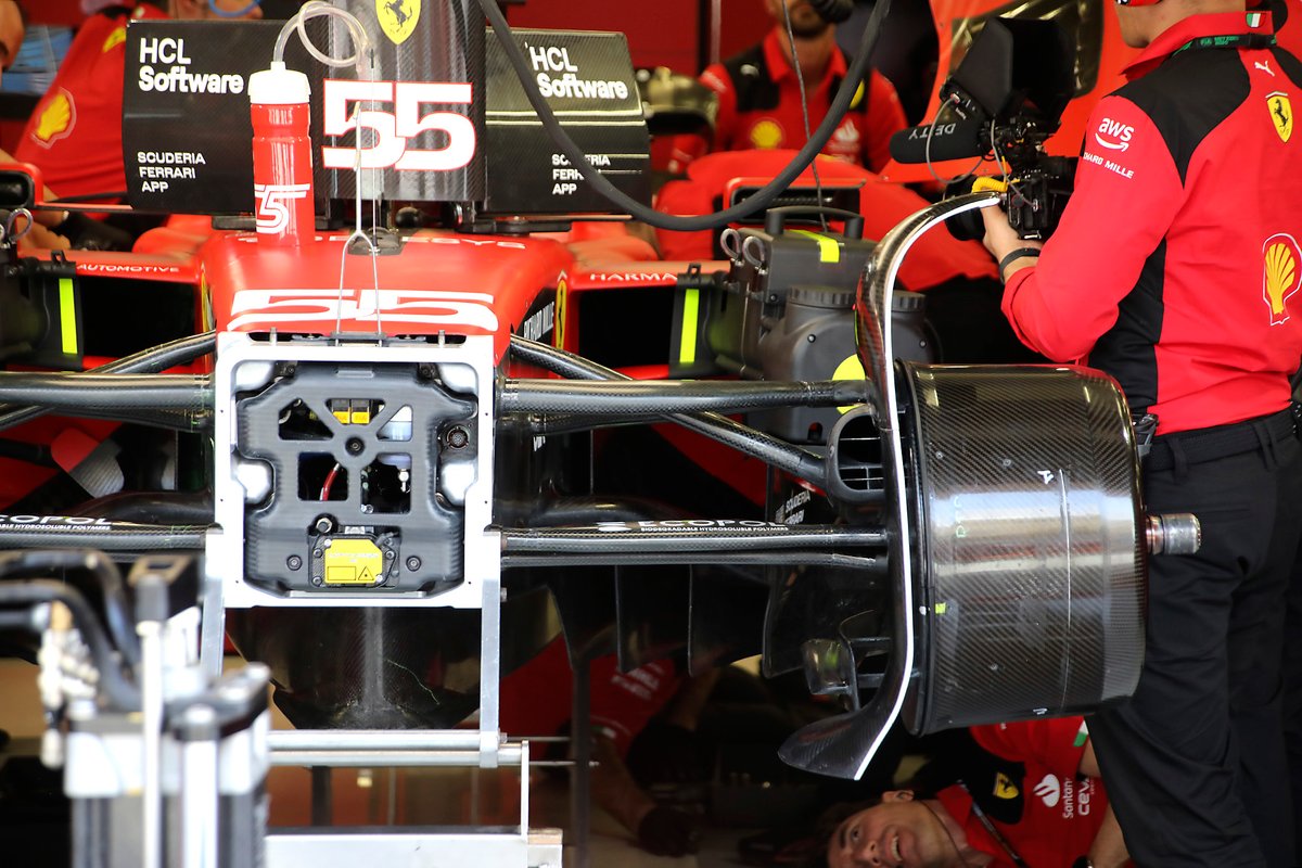 Ferrari SF-23, detalle del frontal