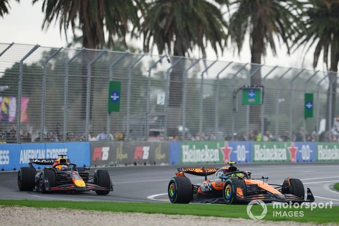 Lando Norris, McLaren, Max Verstappen, Red Bull Racing