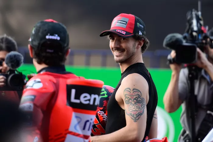 Marc Marquez, Ducati Team, Francesco Bagnaia, Ducati Team