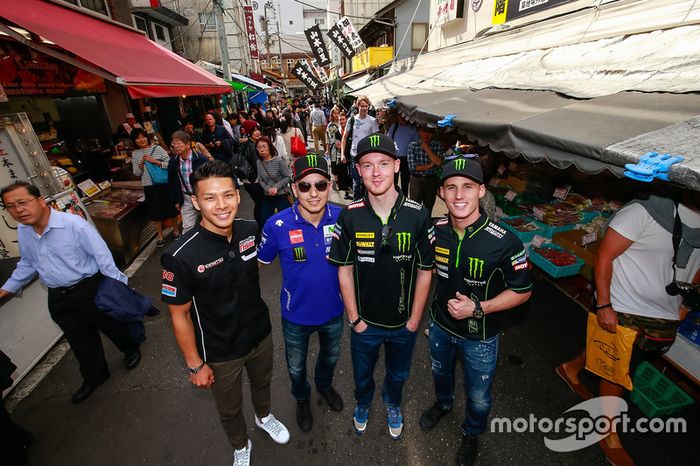 Takaaki Nakagami, Honda Team Asia, Jorge Lorenzo, Yamaha Factory Racing, Bradley Smith, Monster Yamaha Tech 3, Pol Espargaró, Monster Yamaha Tech 3