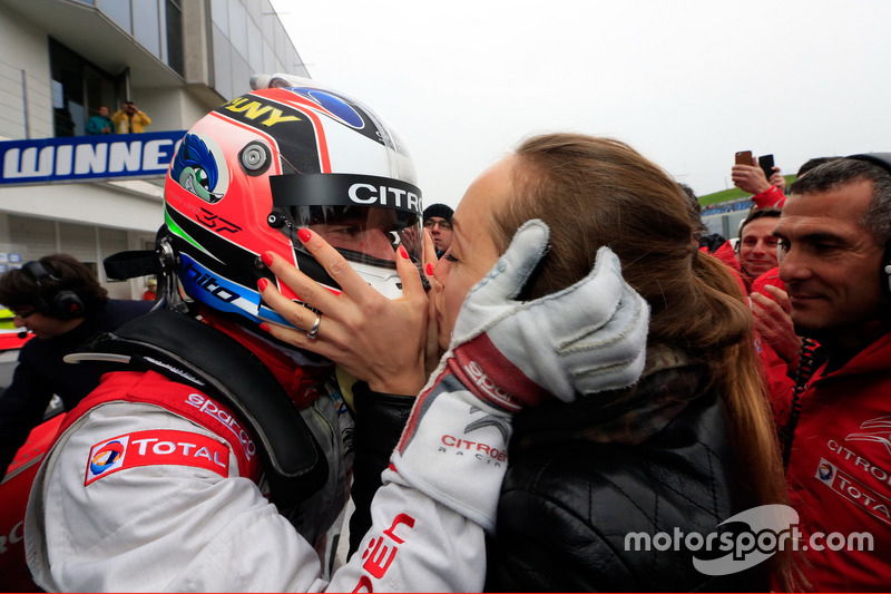 Race winner José María López, Citroën World Touring Car Team, Citroën C-Elysée WTCC