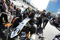 Серхіо Перес, Sahara Force India F1 VJM09 на стартовій решітці