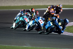 Nicolo Bulega, SKY Racing Team VR46, KTM; Livio Loi, RW Racing GP BV, Honda; Joan Mir, Leopard Racin