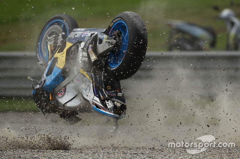 Jack Miller, Estrella Galicia 0,0 Marc VDS, crash