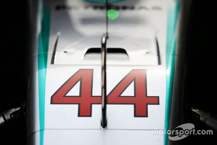 Mercedes AMG F1 W07 de Lewis Hamilton