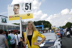 Gridgirl für Nico Müller, Audi Sport Team Abt Sportsline, Audi RS 5 DTM