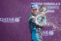 Podium: race winner Sébastien Buemi, Renault e.Dams