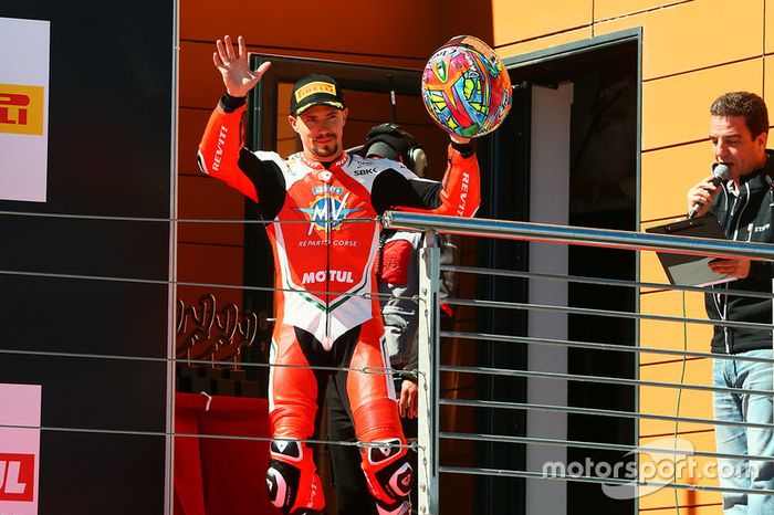 Podio: tercer lugar P.J. Jacobsen, MV Agusta